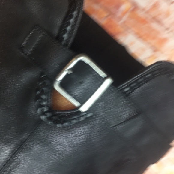 Vintage Y2K Tall Black Chucky Heel
Almond Toe Riding Boots - Picture 6 of 11